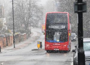 neve a Londra