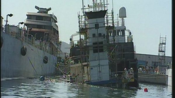 Bacino Galleggiante: iniziati i lavori su nave ''Urania''