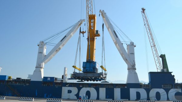 Mdc Terminal di Marina di Carrara: arrivate le gru