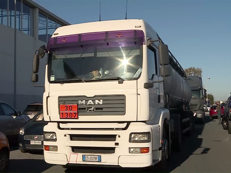 protesta autotrasporto albo