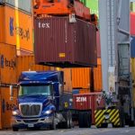 Stati Uniti autotrasporto container