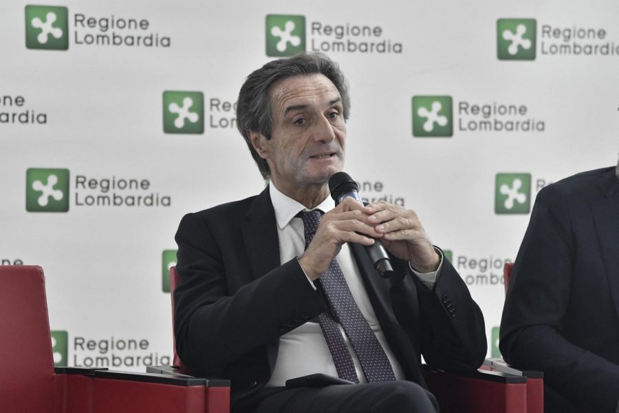 Fontana: con Confindustria scelte condivise per lo sviluppo futuro, primo piano del presidente Fontana lombardia