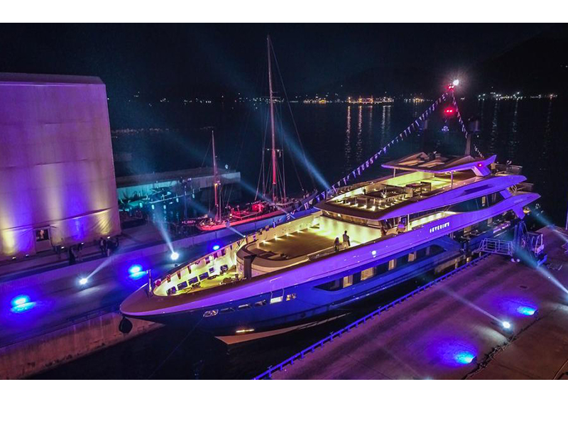 My Severin's, varato a La Spezia, la fotografia del nuovo yacht