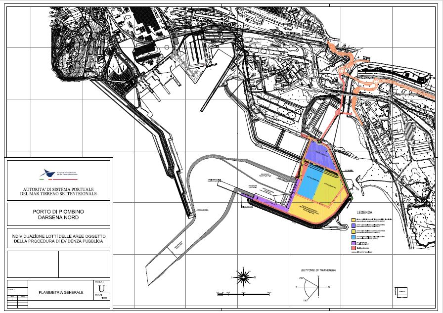 nuove aree del porto di piombino