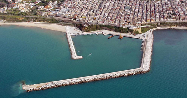 Porto di Balestrate, veduta aerea