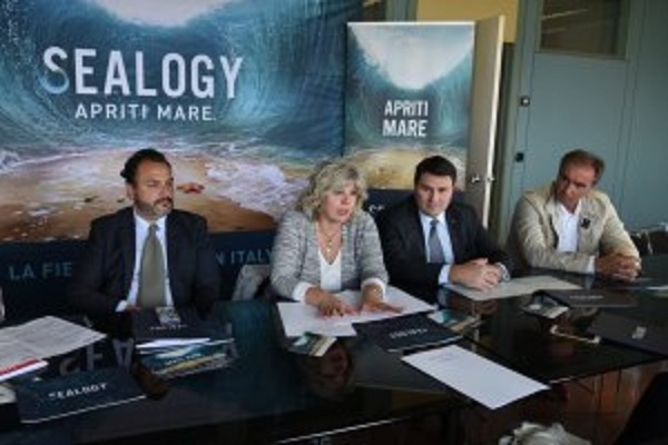 Sealogy, grande evento fieristico a Ferrara, un momento della conferenza stampoa di presentazione.