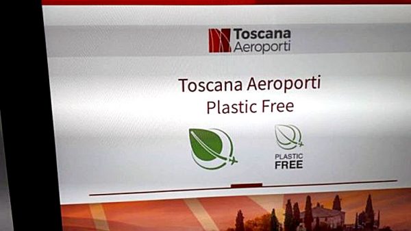 Toscana Aeroporti plastic free