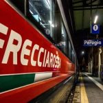 Frecciarossa Perugia-Milano-Torino: "servizio confermato". il Frecciarossa in stazione a Perugia