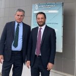 Cancelleri in visita a Gioia Tauro con il commissario straordinario dell'autorità portuale, Andrea Agostinelli