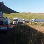 Autostrada A19, Musumeci richiama l'anas, una foto dell'incidente con una luga fila di camion