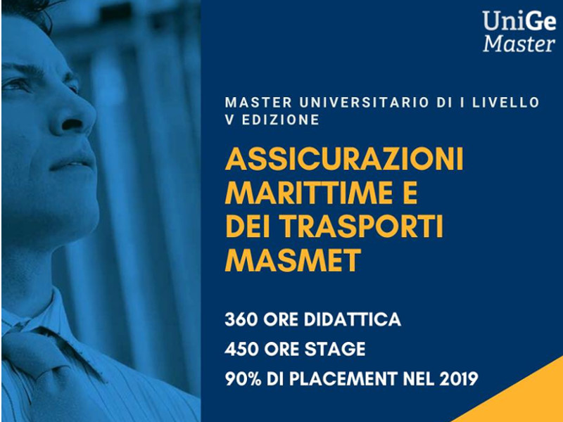 Master in Assicurazioni marittime e dei trasporti