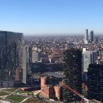 Smog, da oggi, revocate misure primo secondo livello, nella foto il palazzo della regione Lombardia in una panoramica.