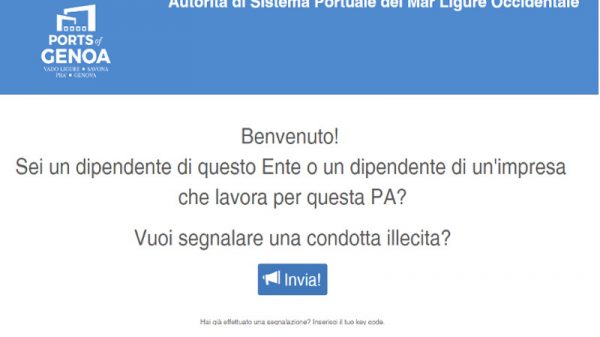 segnalazioni Whistleblowing