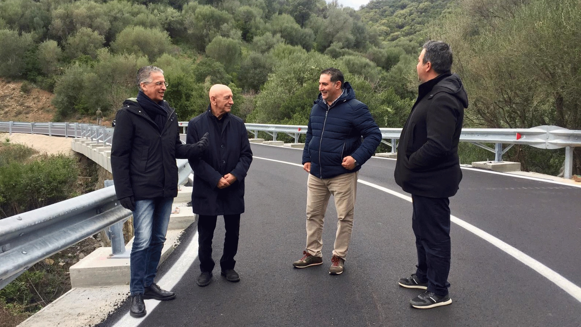 Strada Povinciale 24: riaperta al traffico. L'assessore Frongia sulla strada riaperta