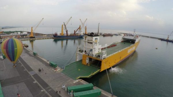 nel porto di Olbia