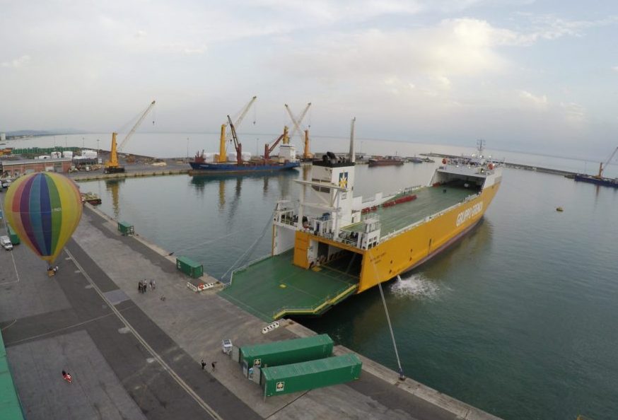 nel porto di Olbia