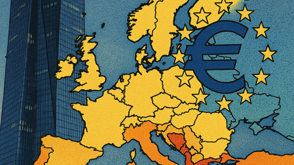 Mappa geopolitica d'Europa e BCE